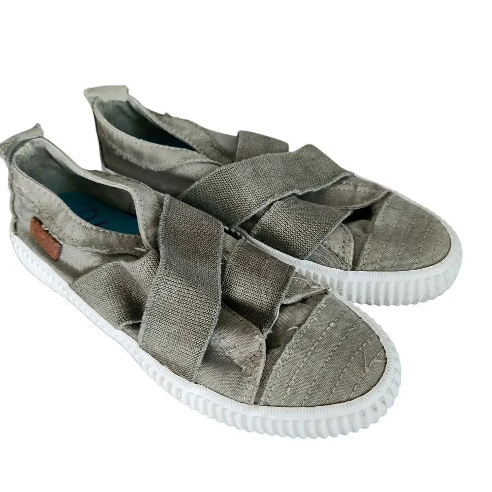 Blowfish Womens Slip-on Elastric Strap Casual Sneakers Size 6